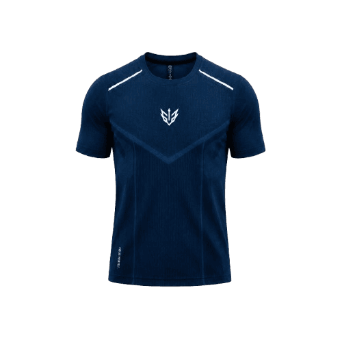 Apex 01 Performance Tee - Cobalt Cobalt rotating preview